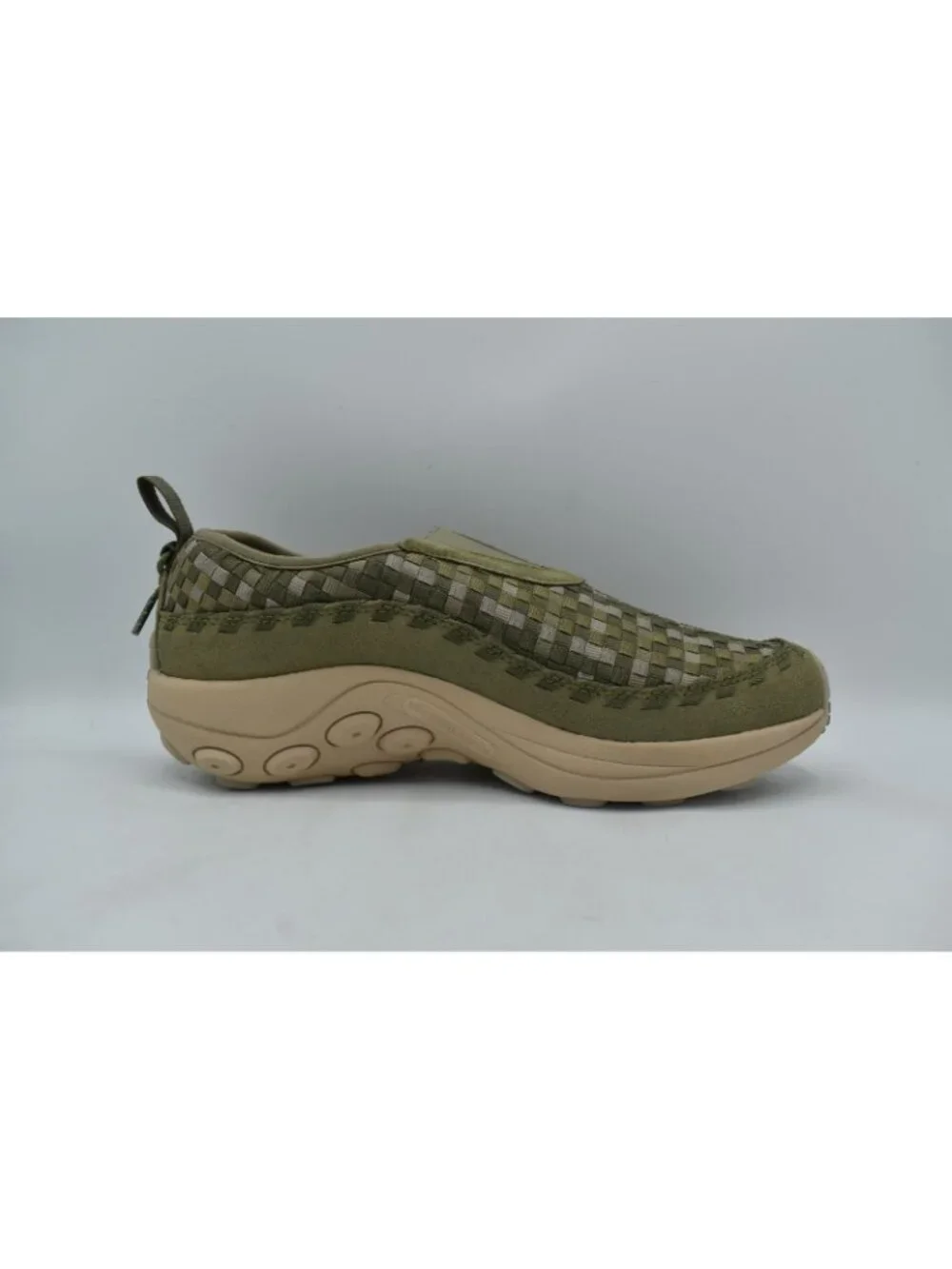 Merrell Mens Size‎ 12 Jungle Moc EVO Woven SE Drab Leather Shoes
